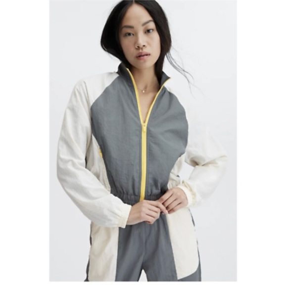 Fabletics Alayia Color Block Track Jacket and Kickback Two-Tone Track Pant - Picture 6 of 7